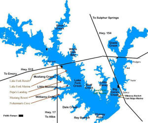 Lake Fork Map